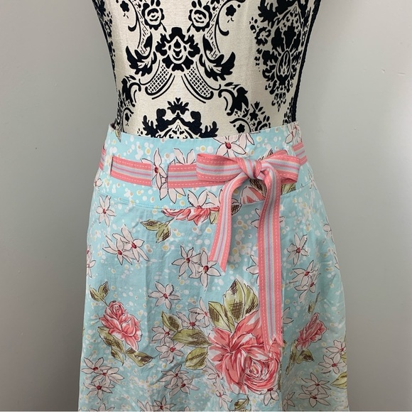 Vintage 90s Y2K Suzy Shier Floral A-Line Skirt - Picture 3 of 11